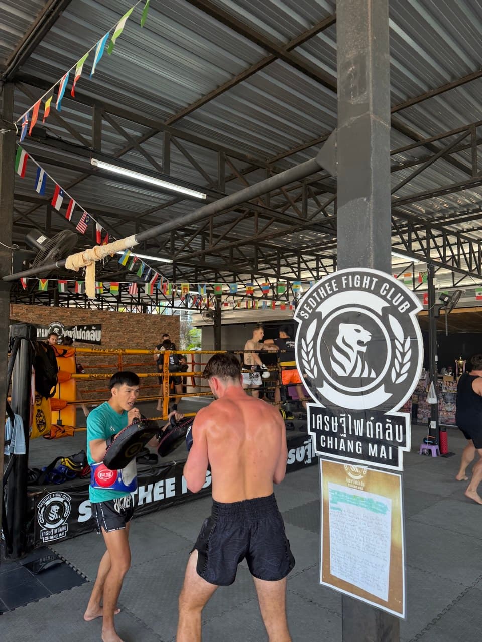 Muay Thai training